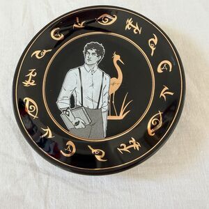 Cassandra Clare FairyLoot Shadowhunters Rune Plate Black Gold Trinket Dish